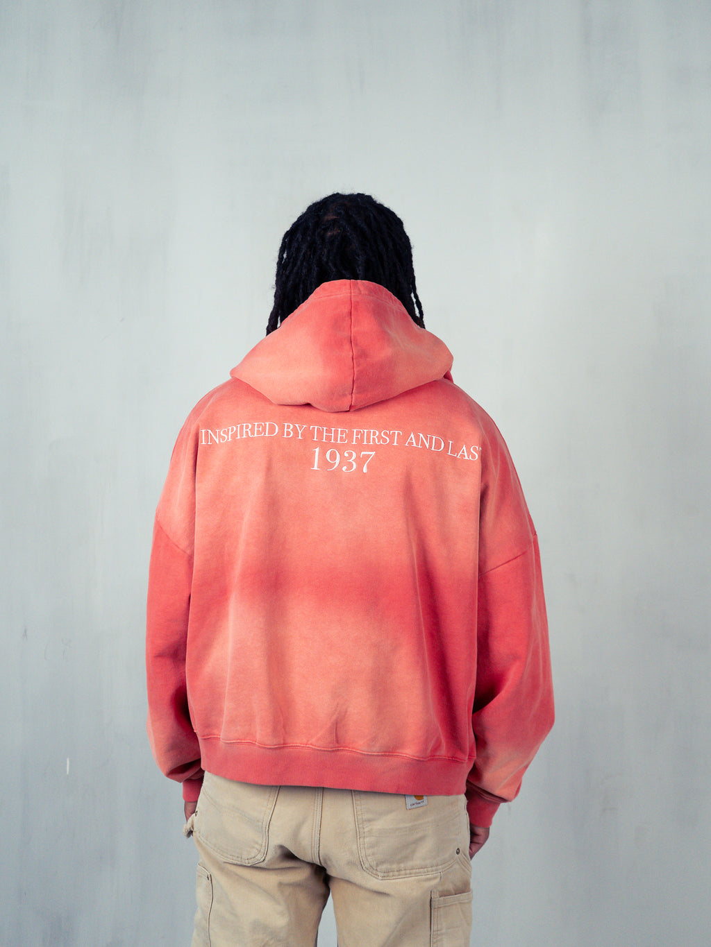 “Faded Red” Zip-up