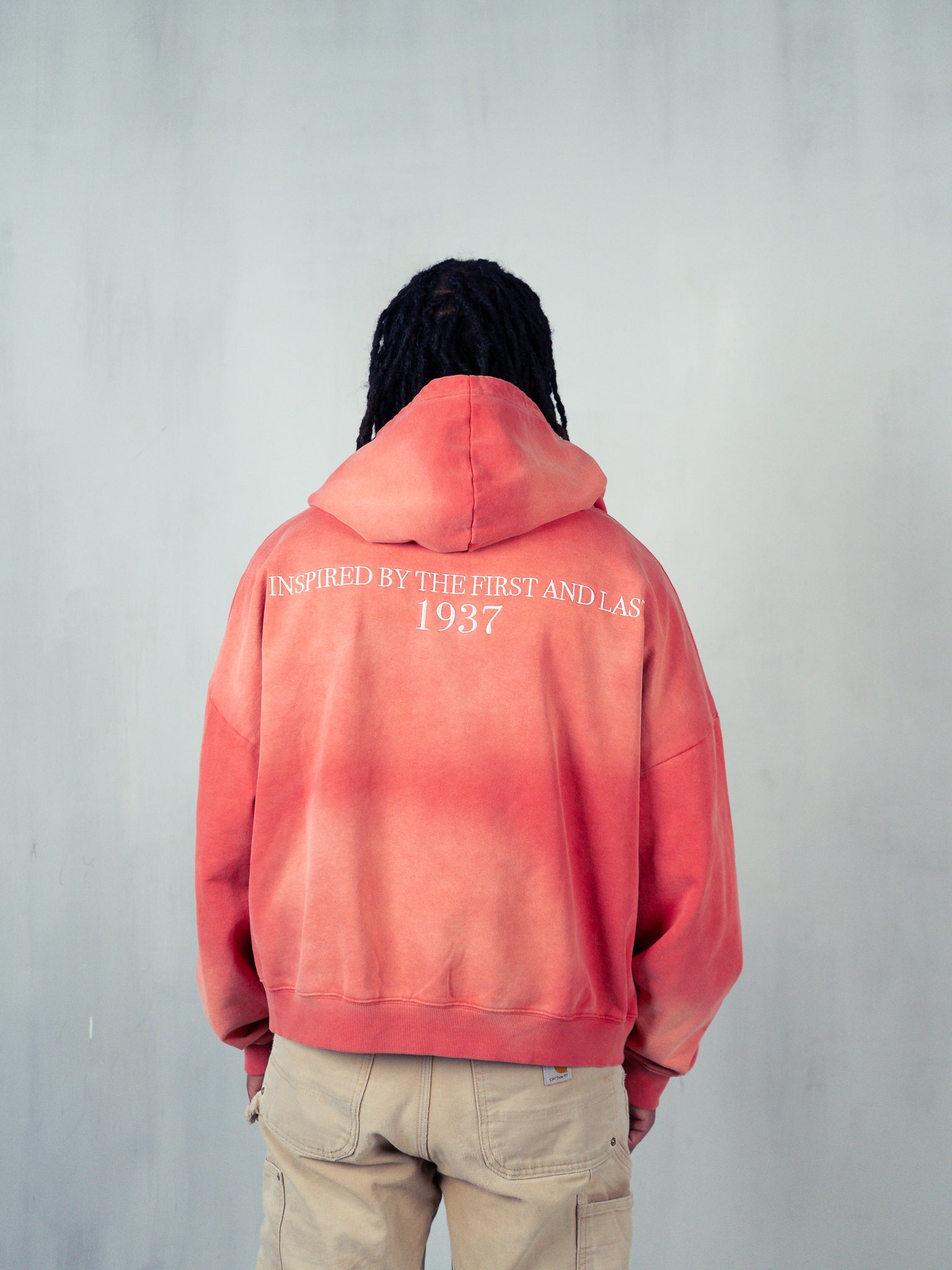 “Faded Red” Zip-up