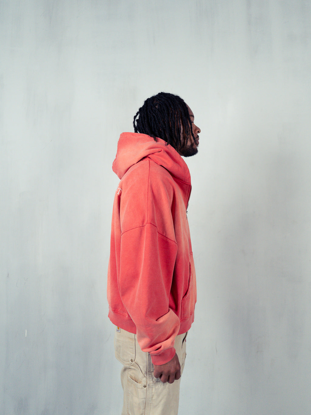 “Faded Red” Zip-up
