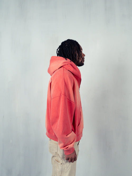 “Faded Red” Zip-up